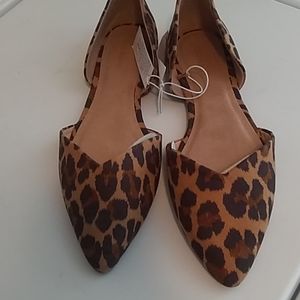 Pointy Toe D'Orsay Flats